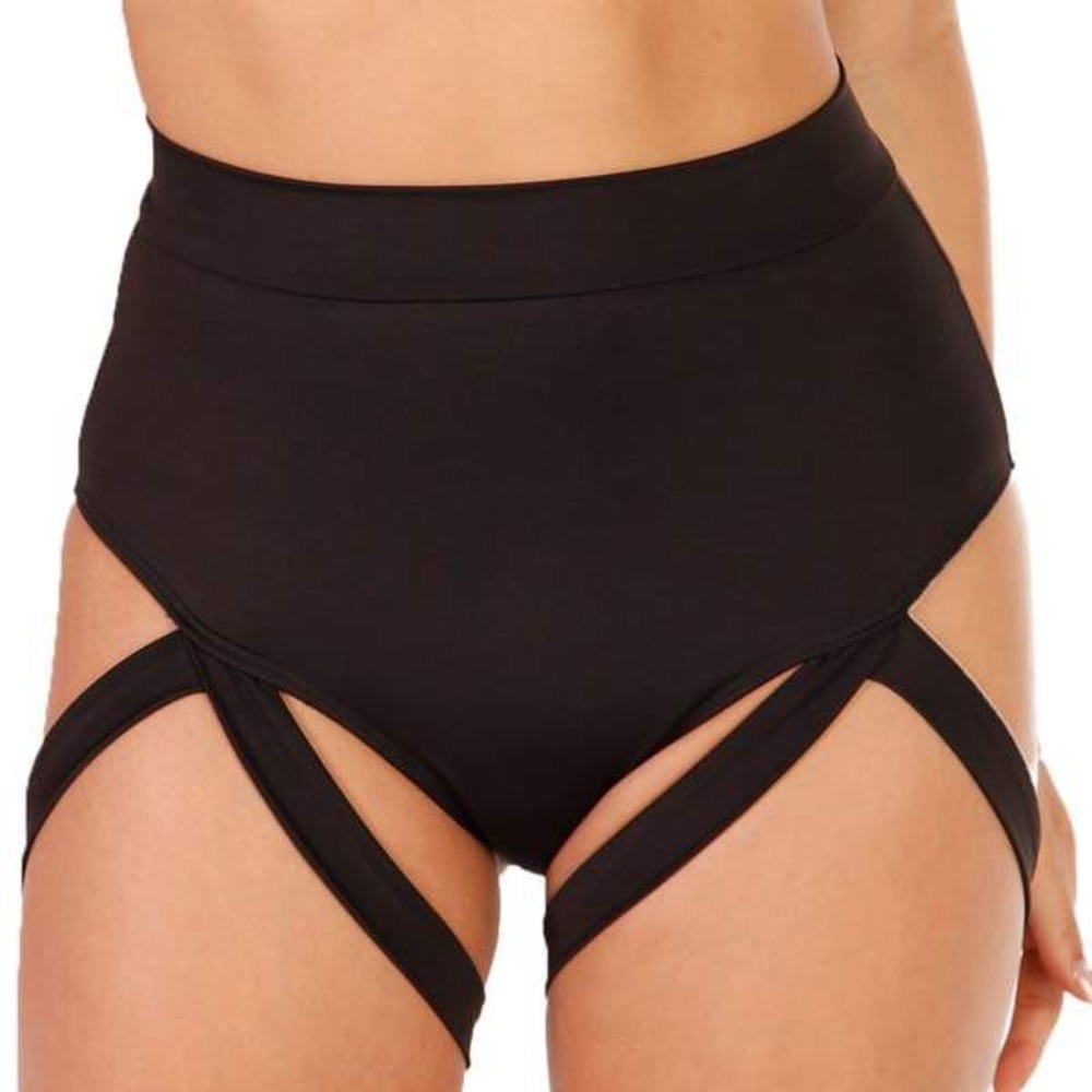 IHeartRaves High Waisted Harness Booty Shorts